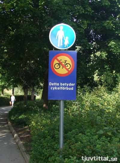cykelförbud