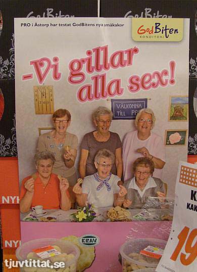 mormor gillar sex Knutby reklam