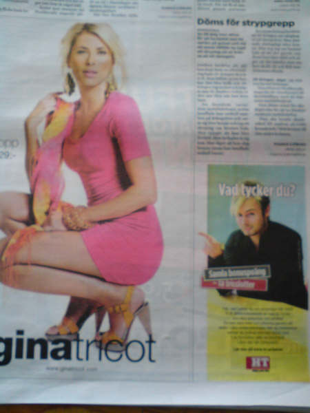 Hudikvalls tidning annons gina tricot