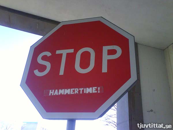 Stop - hammertime!