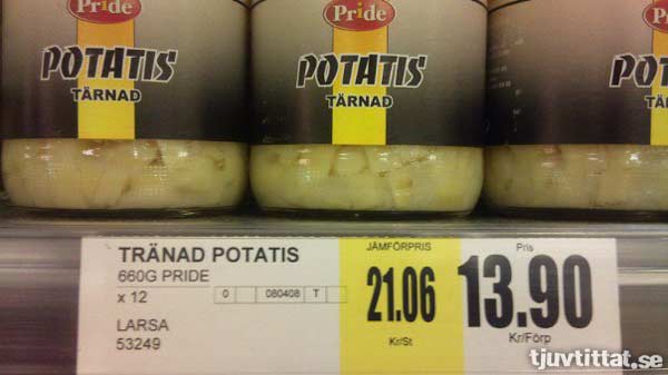 Tränad potatis
