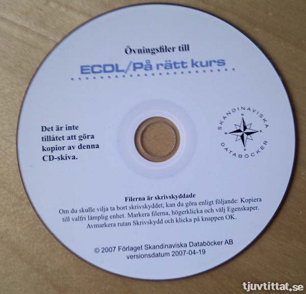 Det är inte tillåtet att göra kopior av denna CD-skiva.