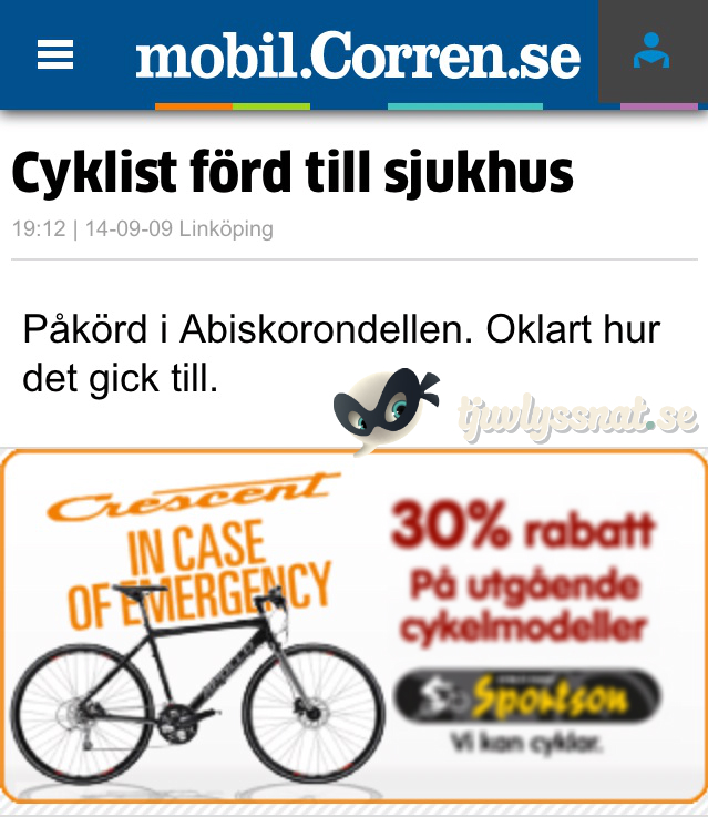 Cykel In Case Of Emergency