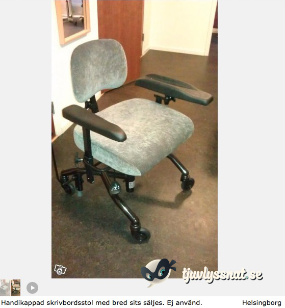 Handikappad stol